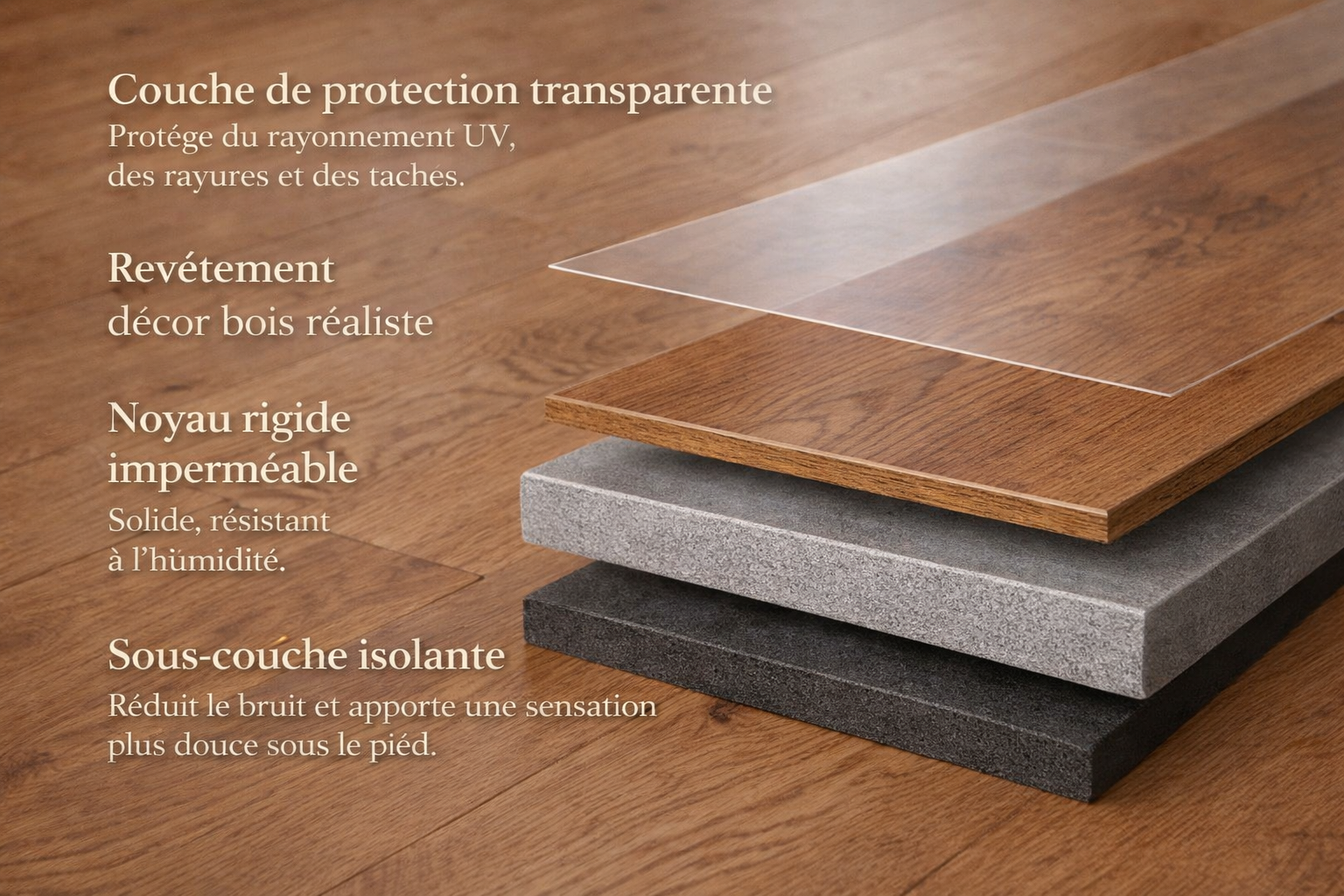 Coupe d'une lame SPC